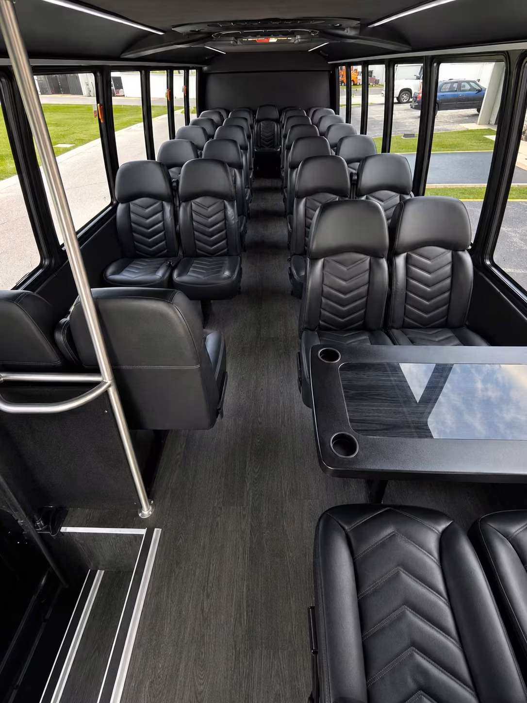 18 passenger minibus inside