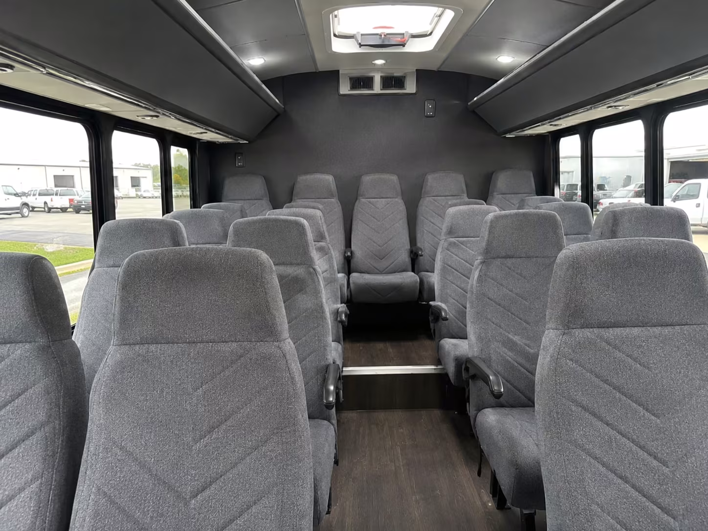 20 passenger minibus interior