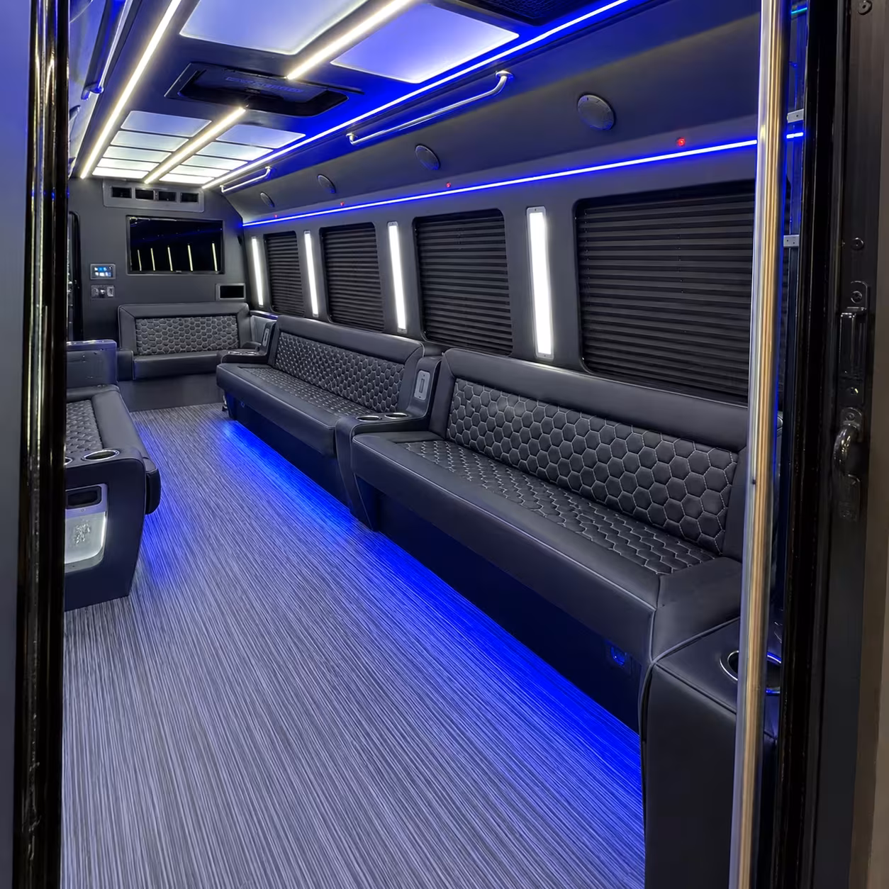 richmond bridal party transportation with party buses and minibuses