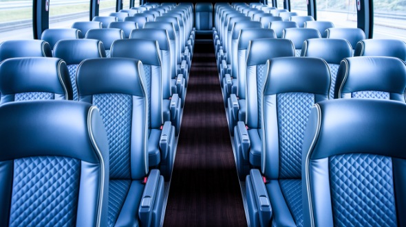 50 passenger charter bus interior