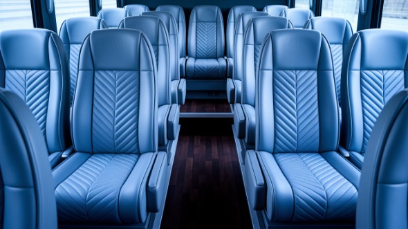 richmond 18 passenger minibus interior