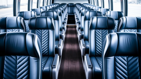 richmond 54 passenger charter bus inside